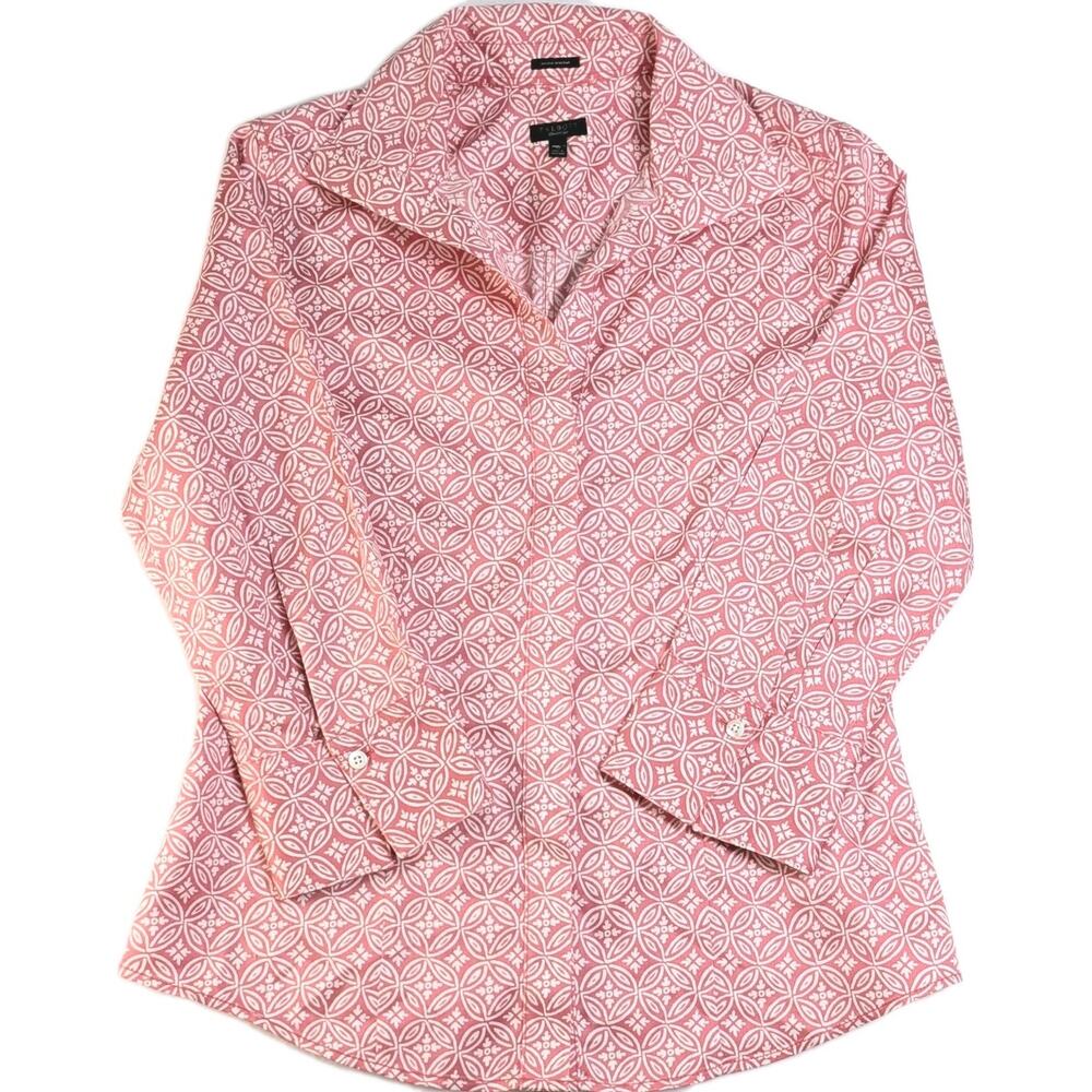 Talbots Wrinkle Resistant Button Up Shirt Size 10 Collared NWOT